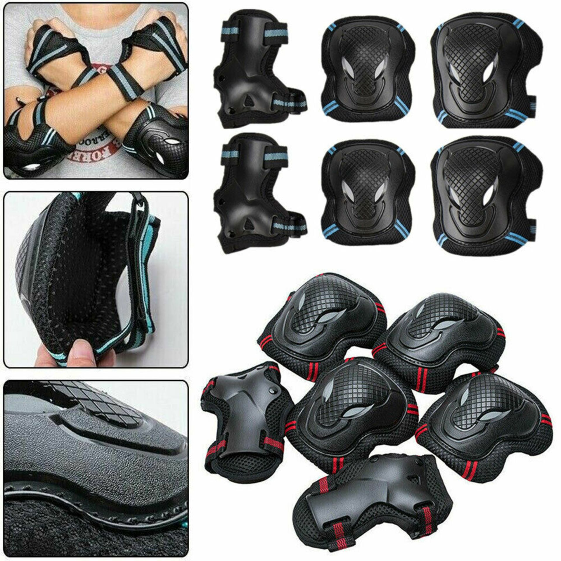 50 x Sets of Children's Wrist and Knee Protection Pads | Assorted Sizes | See description for more d - Image 4 of 4