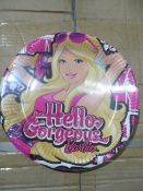 1000 x Barbie Design Disposable Party Plates