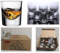 100 x Sets of 6 Whiskey Glasses