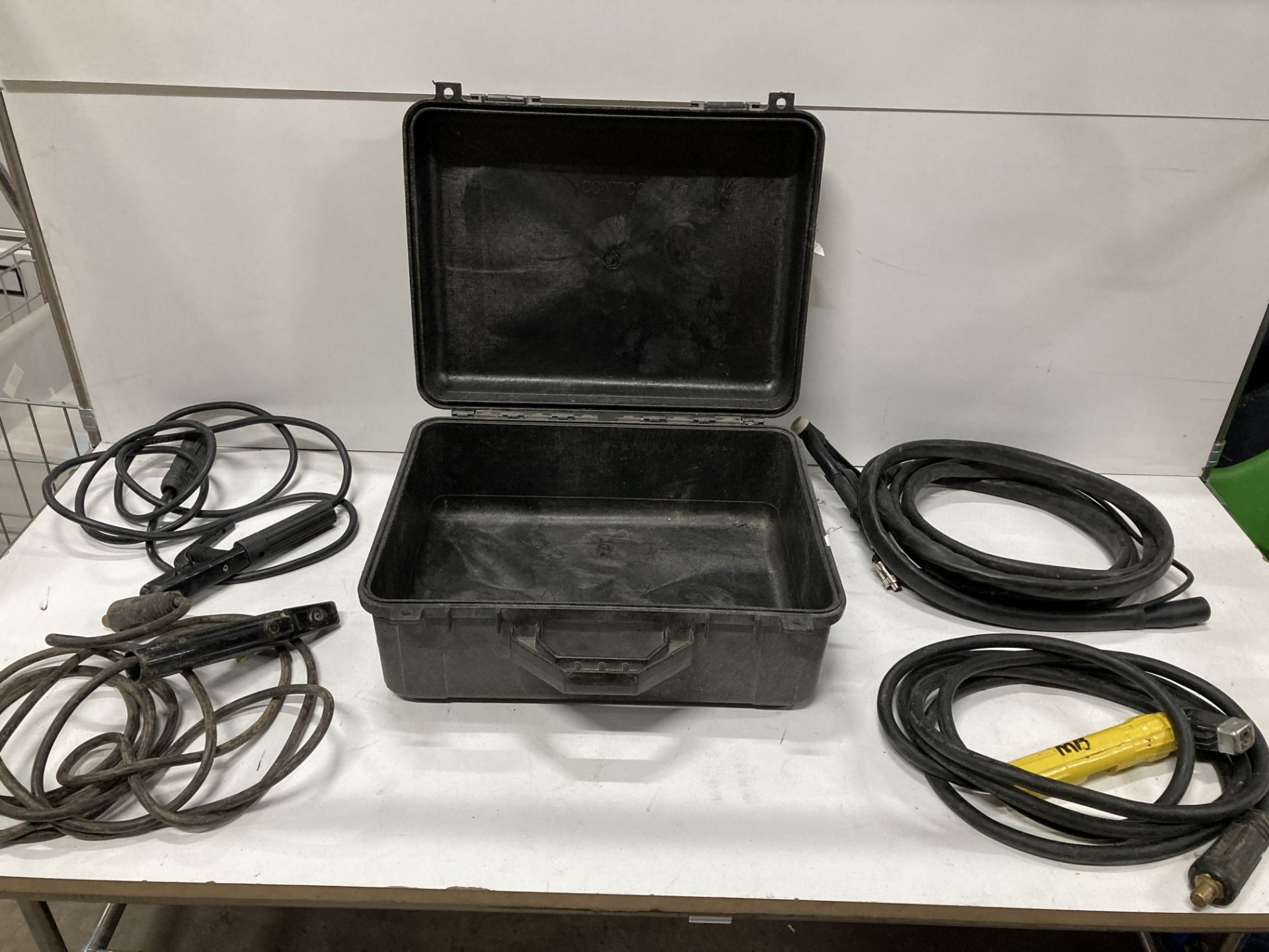 4 x Various Welding Cables in Carry Case