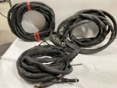 Mixed Lot of Various Welding Cables as Pictured