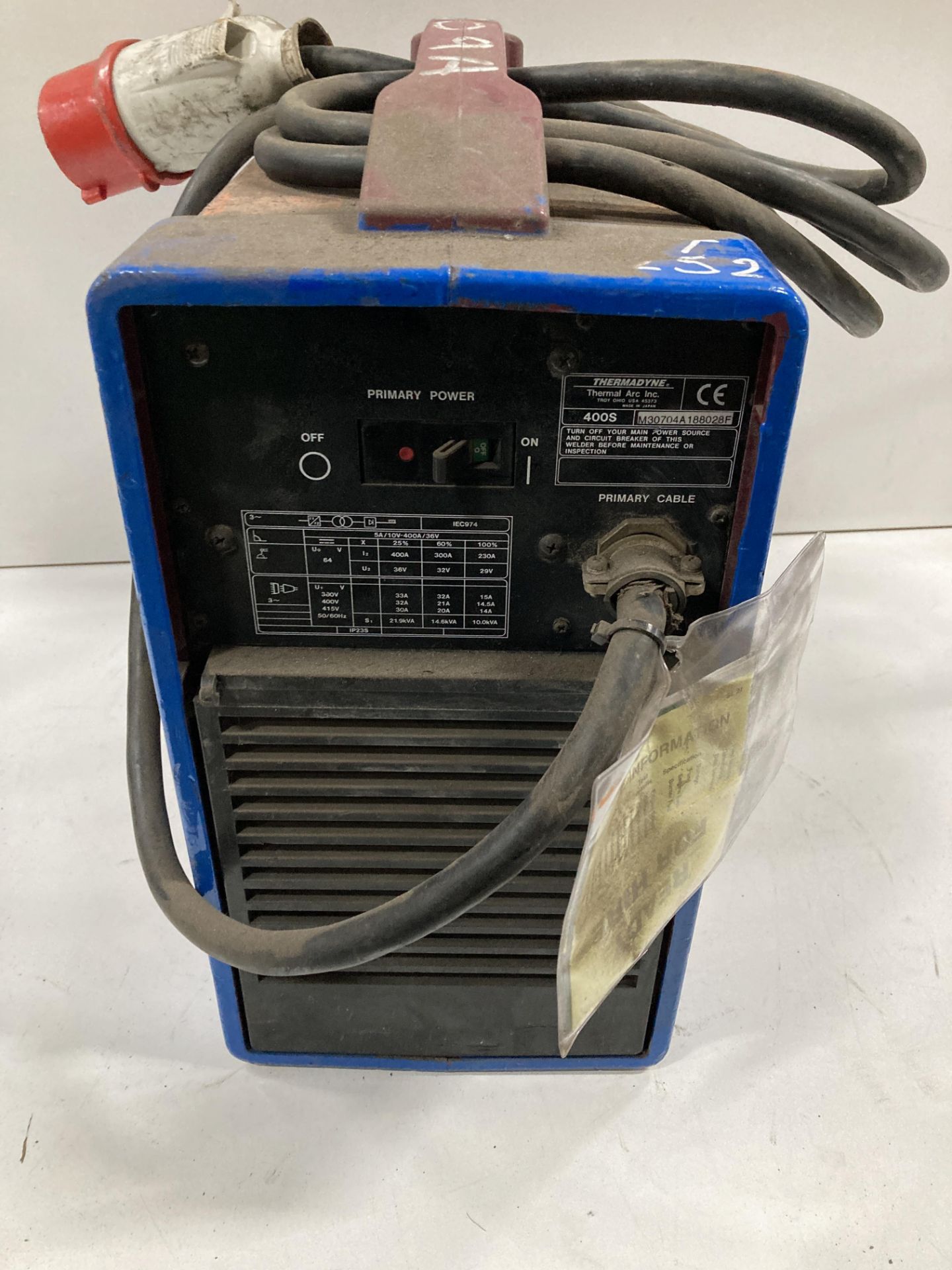 Thermadyne Thermal DC 400S ArcWelder - Image 3 of 4