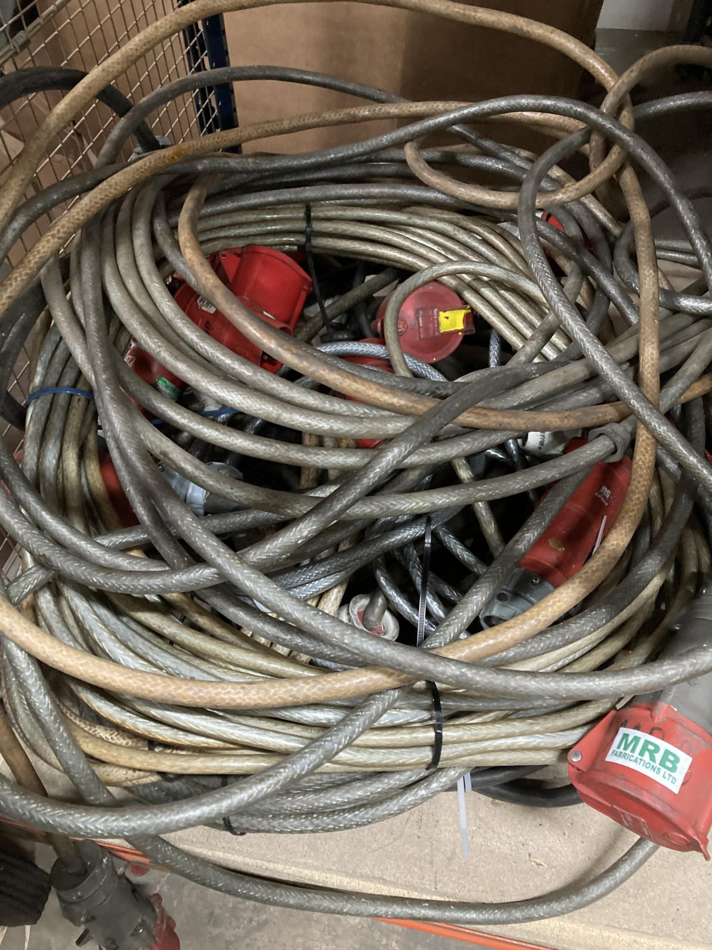 415V Extension Cables of Various Sizes - As Pictured