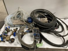 Mixed Lot of Various Welding Cables & Hoses | Air Hoses | Valves | Cables