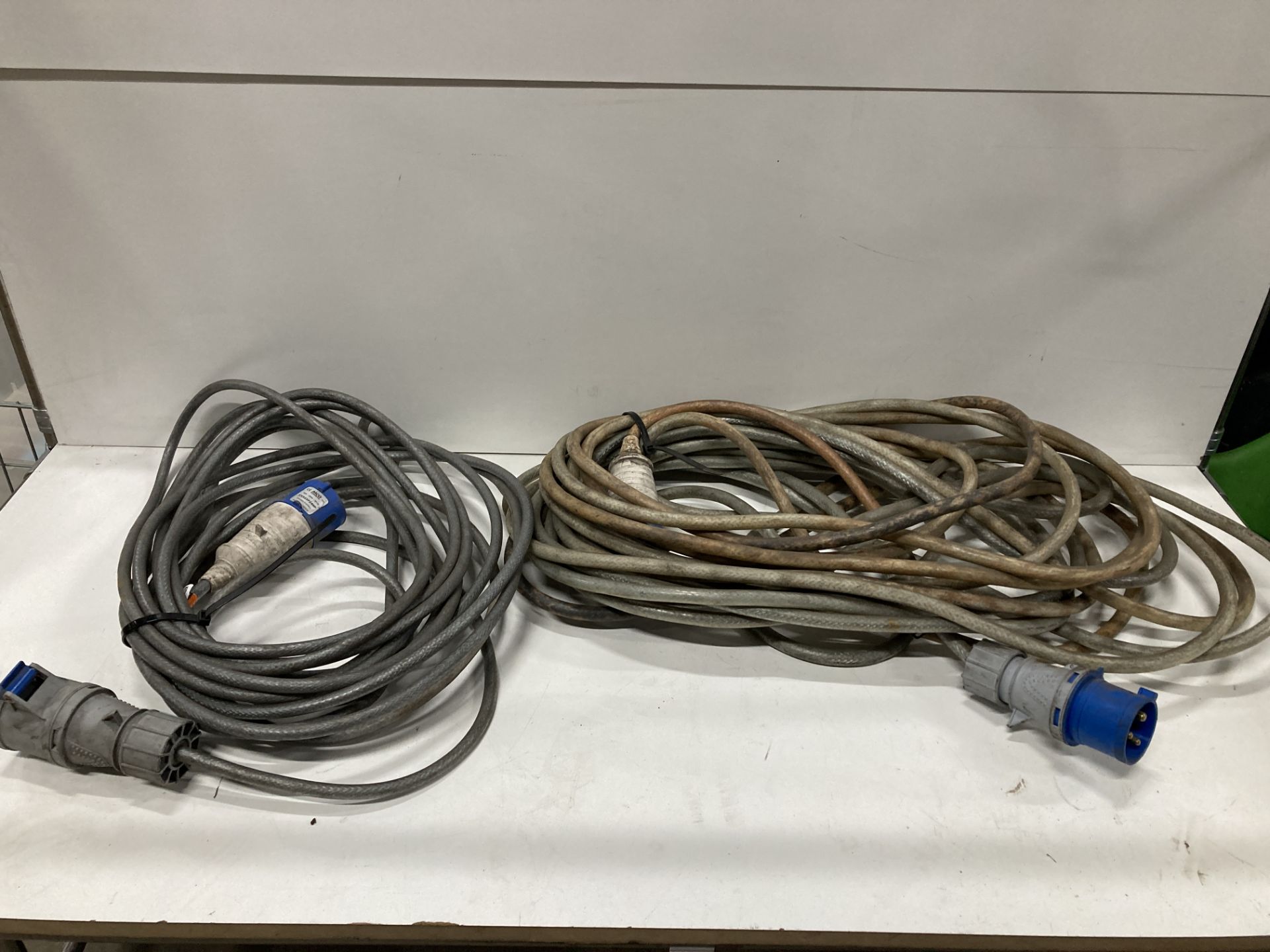 4 x Various 240v Extension/Adaptor Cables - As Pictured