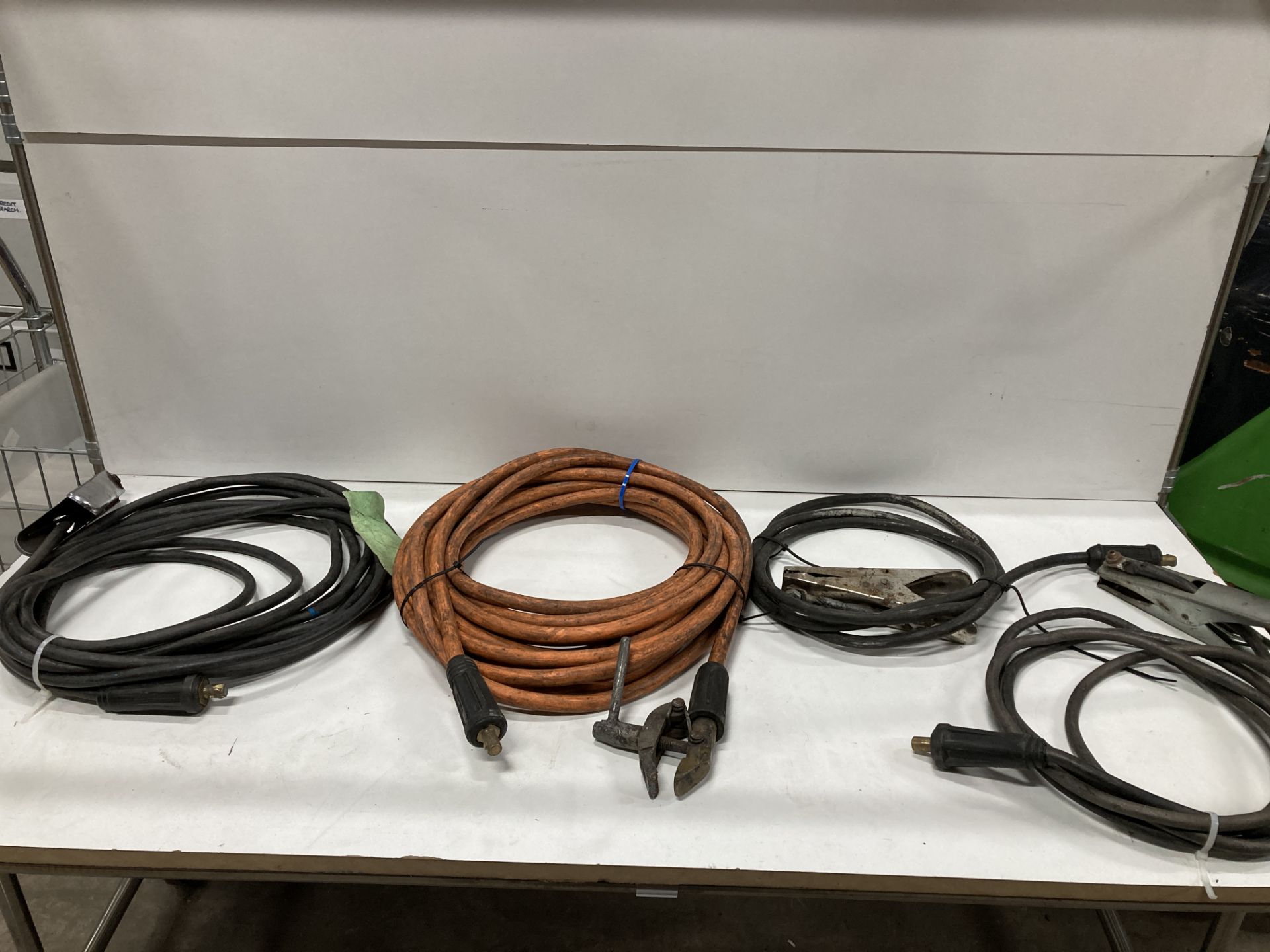 5 x Welding Earth Clamp Cables - As Pictured