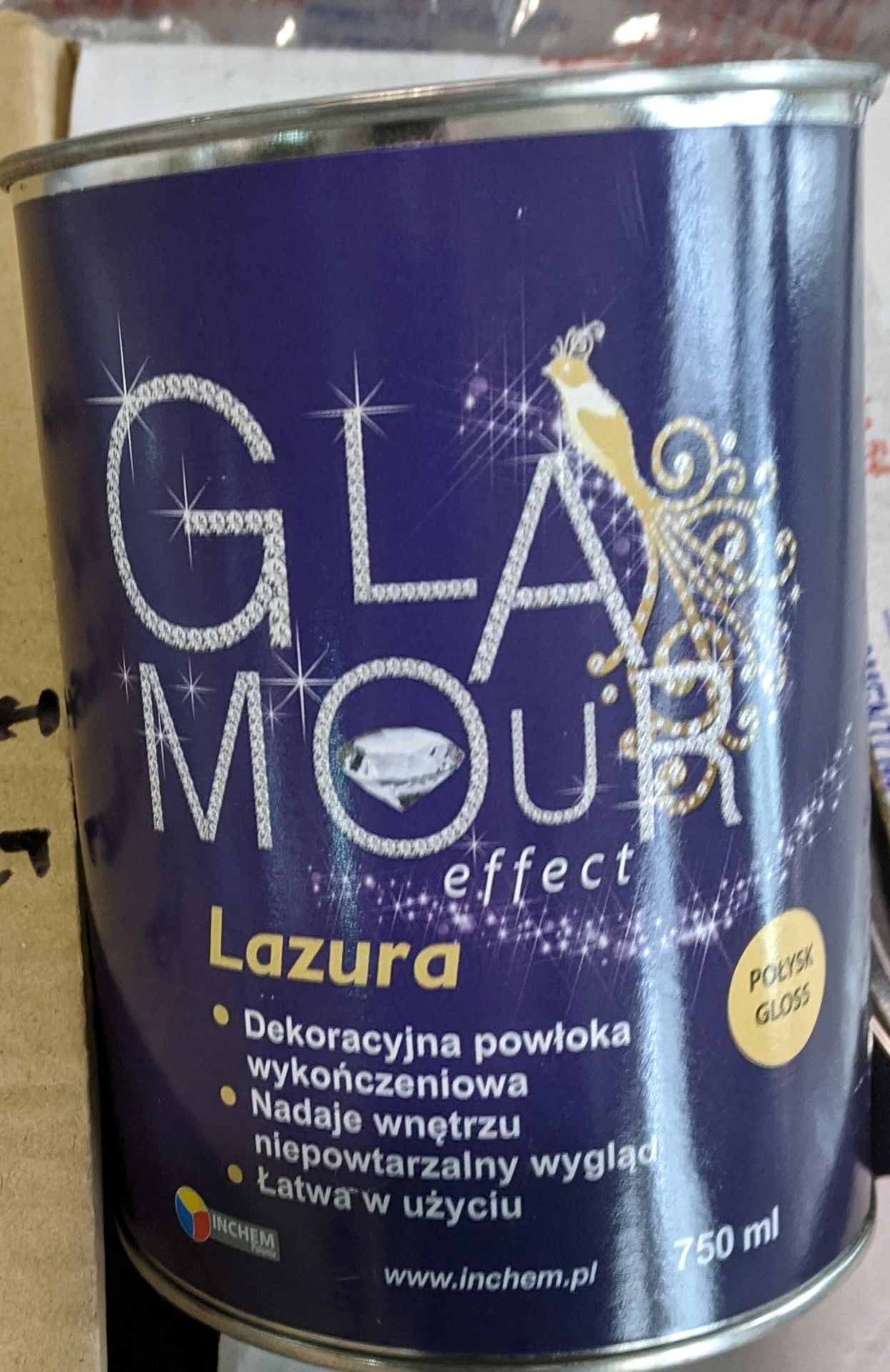 Pallet of Brand New & Sealed Lazura High Quality Varnish Glaze | Gloss Finish | 750ml | Approx 432 u