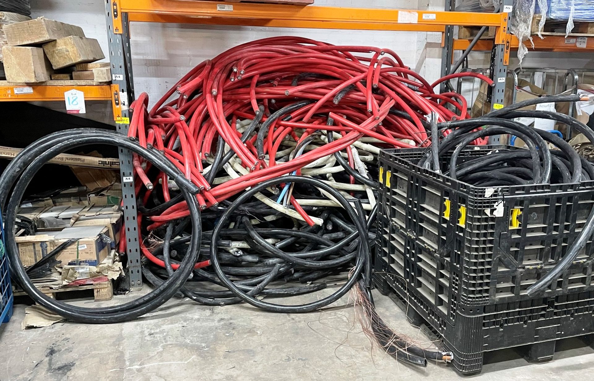 Approximately 150 x Pieces of Cut Various Single/Three/Four Core Cable - Weight 1.2T + - For Scrap/R