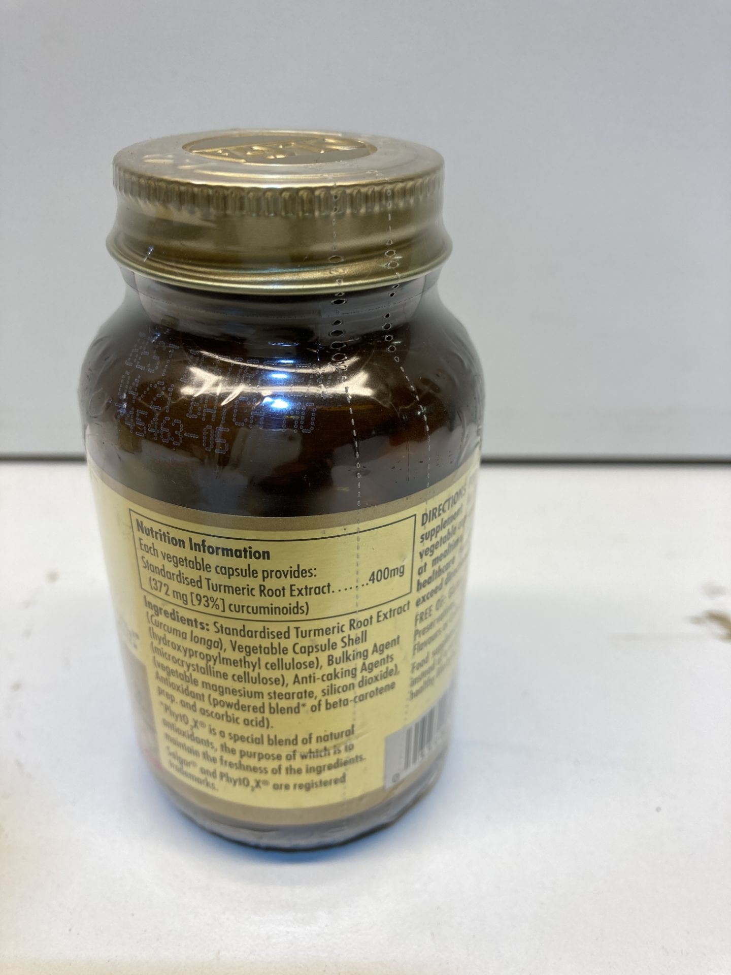 3 x Bottles of Turmeric Root Extract Vegetable Capsules - Image 3 of 4