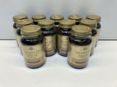 11 x Bottles of Vitamin D3 2200 IU Vegetable Capsules | Total RRP £88