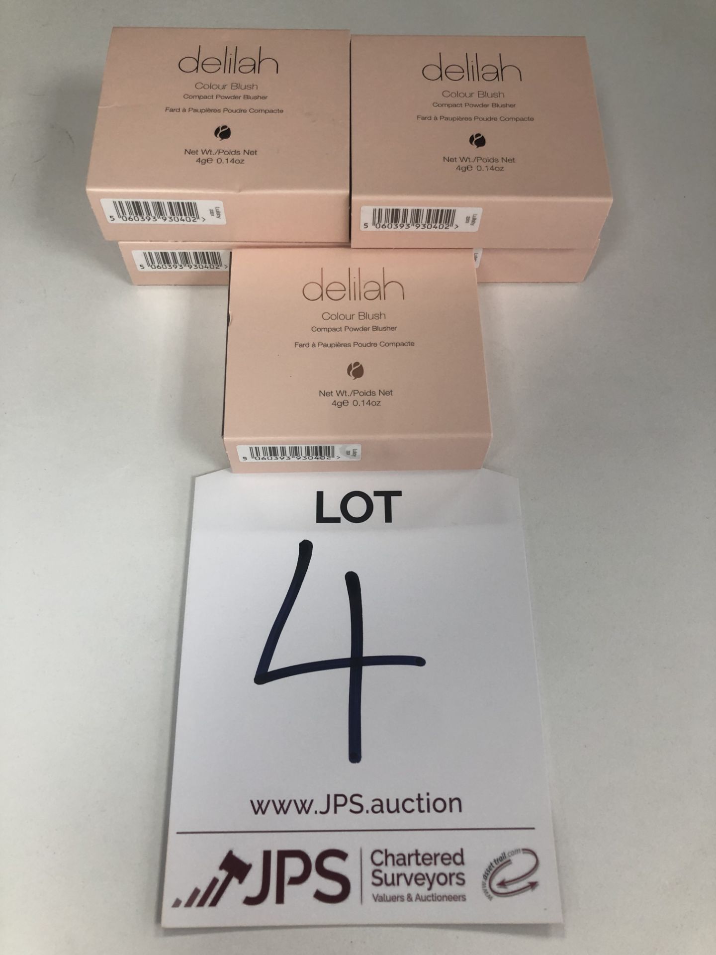 5 x Delilah Colour Blush Compact Powder Blusher 4g - Lullaby 2201 - RRP£130