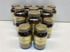 12 x Bottles of Vitamin B-Complex "50" High Potency Vegetable Capsules | Total RRP £350