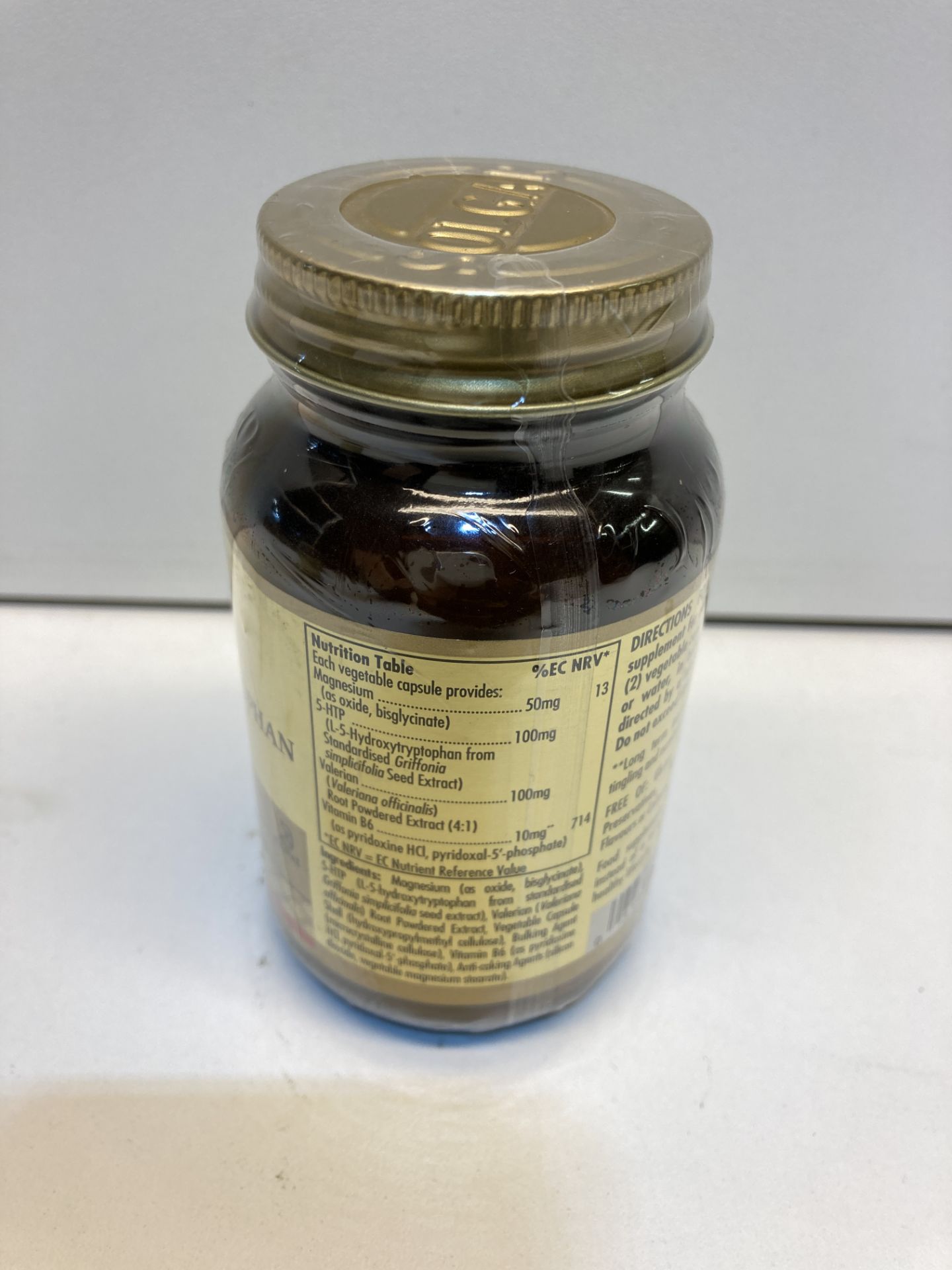 3 x Bottles of 5-HTP L-5-Hydroxytryptophan Complex Vegetable Capsules - Image 3 of 4