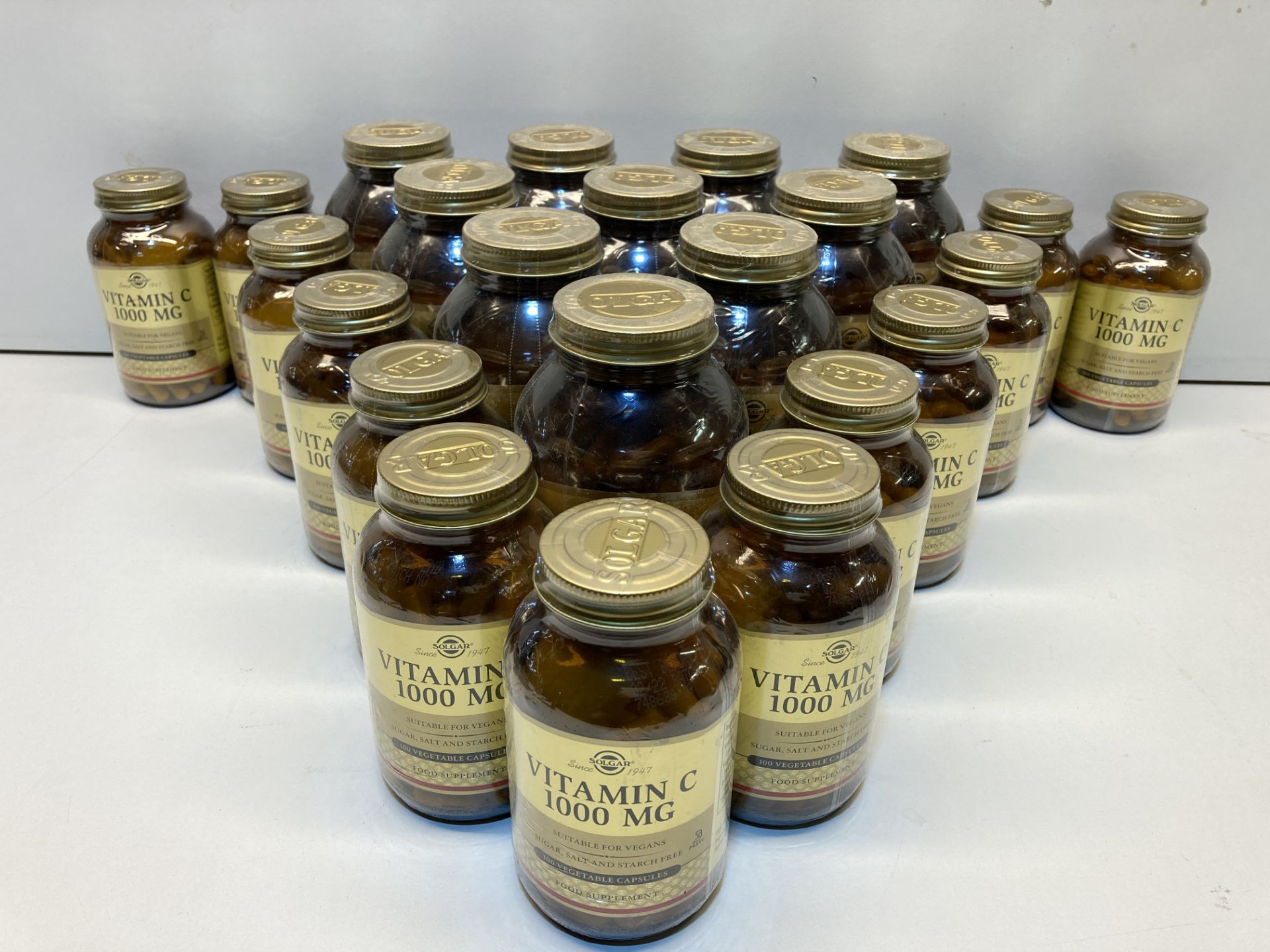 23 x Bottles of Vitamin C 1000mg Vegetable Capsules As Per Description | Total RRP £520