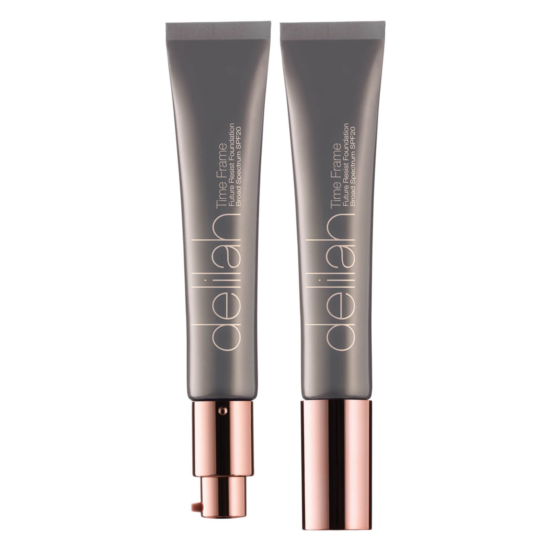 2 x Delilah Time Frame Future Resist Foundation Broad Spectrum SPF20 - Nutmeg - RRP£68 - Image 2 of 5