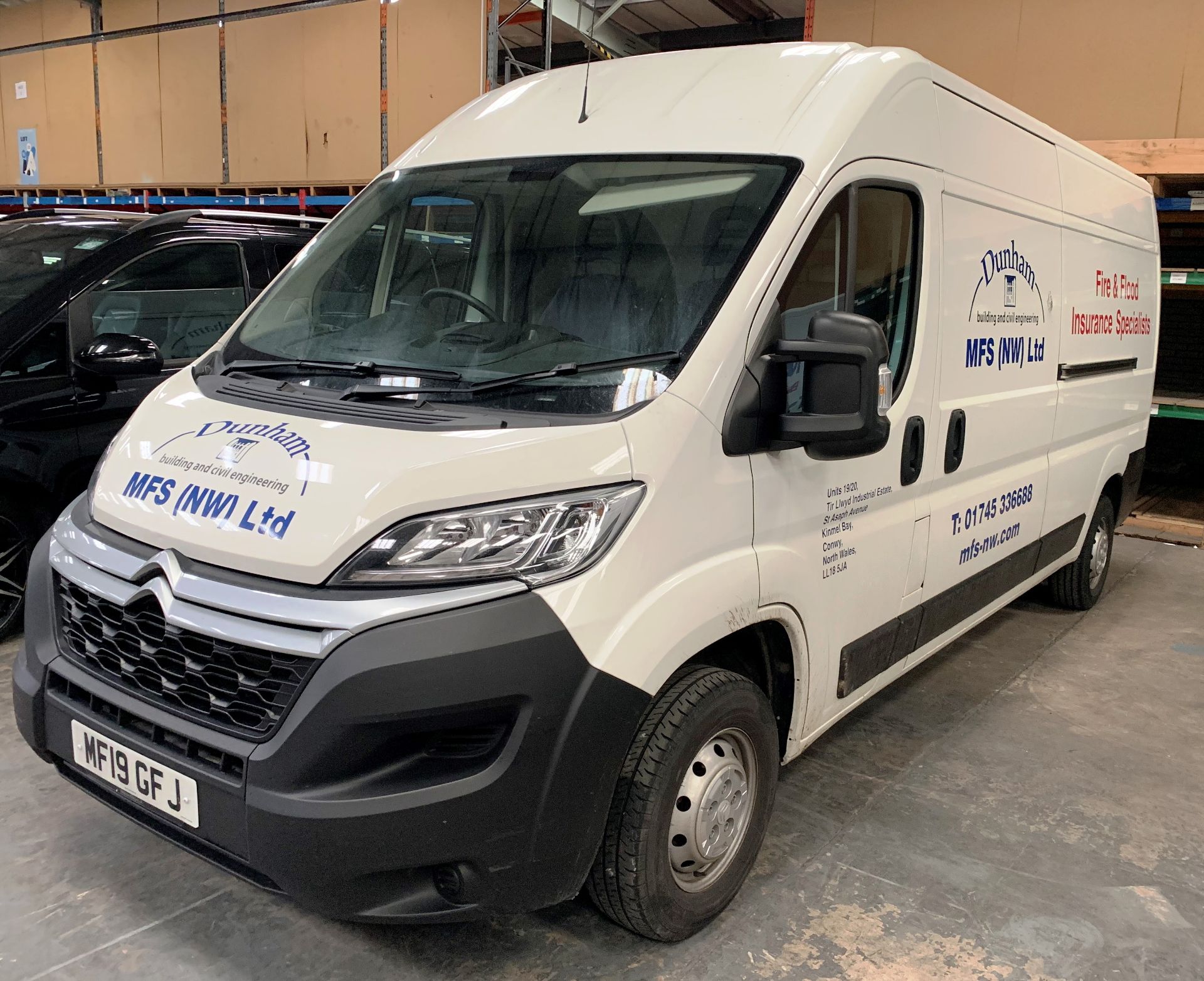 White Citroen Relay 35 L3H2 Enterprise Blue Panel Van | 19 Plate | 28,572 miles