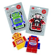 250 x Assorted DCI Jumbo Robot Eraser