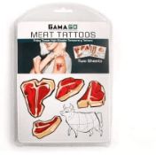 1000 x Gamago Novelty Tattoos Sets | Total RRP£4,990