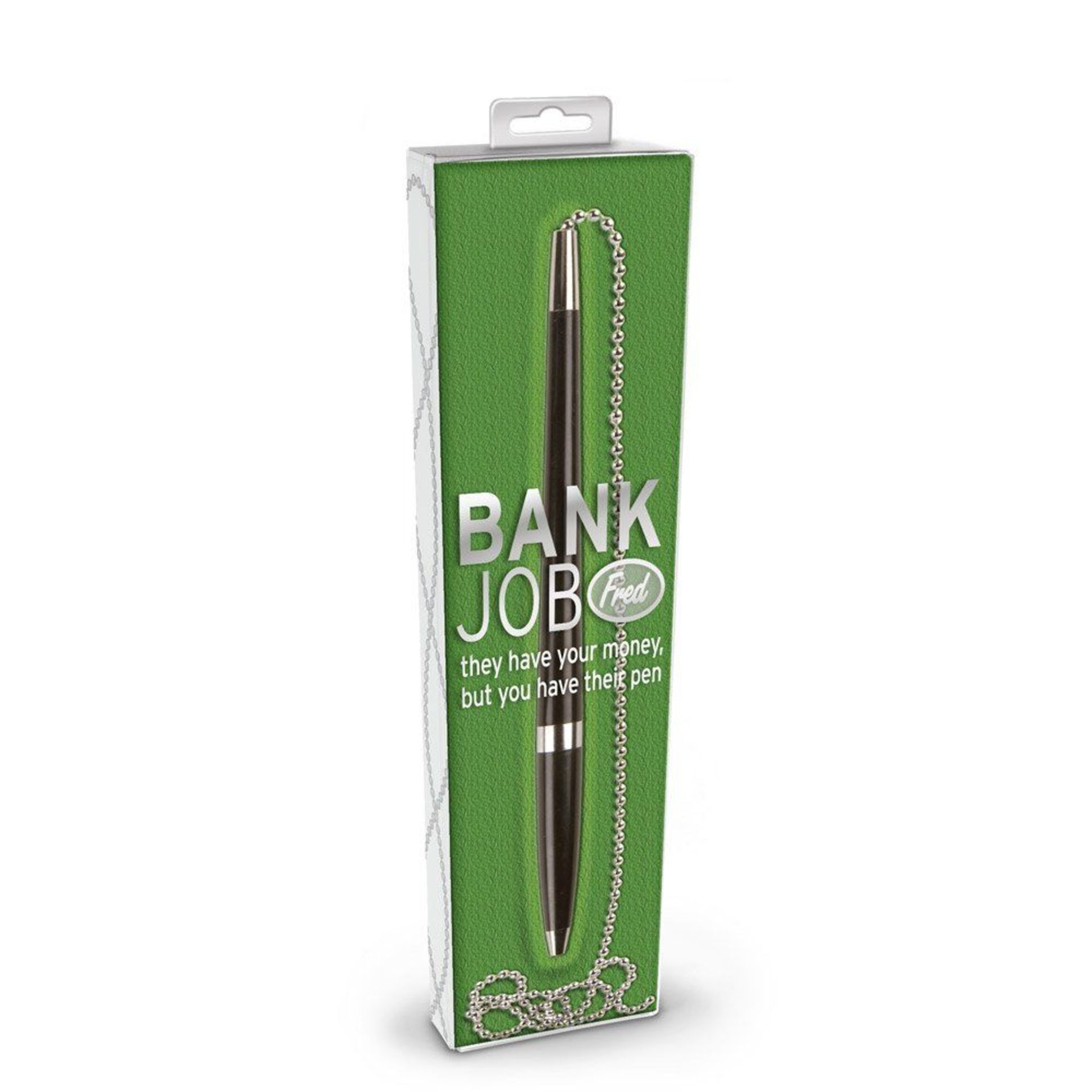 500 x Fred Bank Job Novelty Pen in Gift Box | Total RRP£3,995