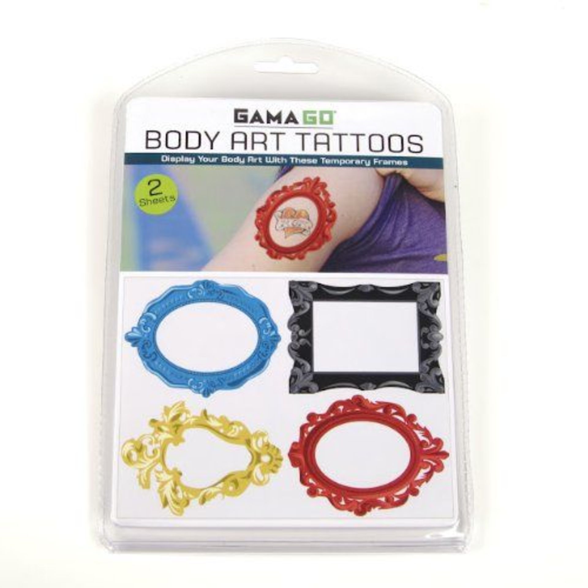 500 x Gamago Temporary Novelty Tattoo Kits | Total RRP£2,495