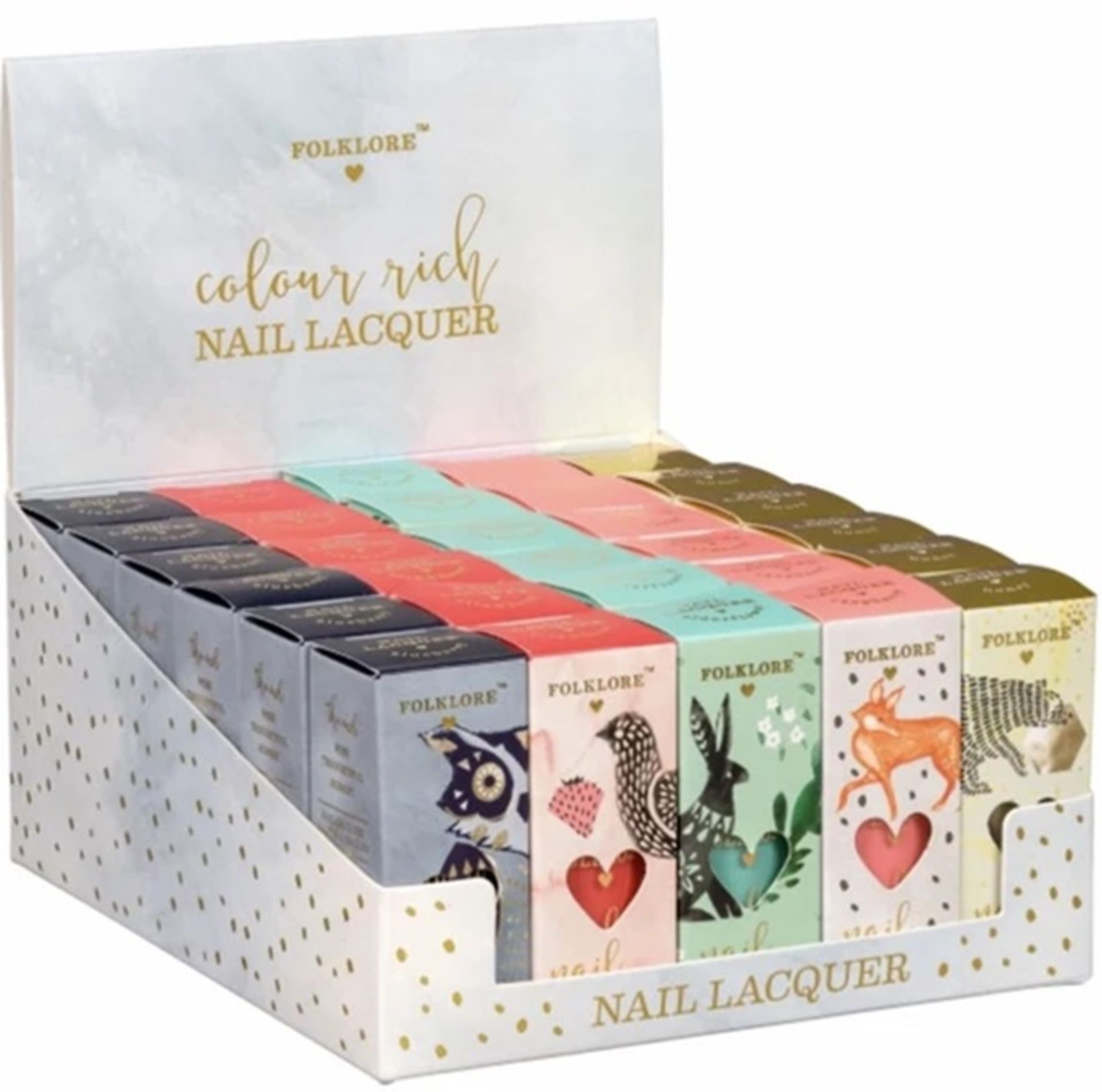 100 x Various Folklore Nail Lacquer | 13ml | Total RRP £499 - Image 2 of 4