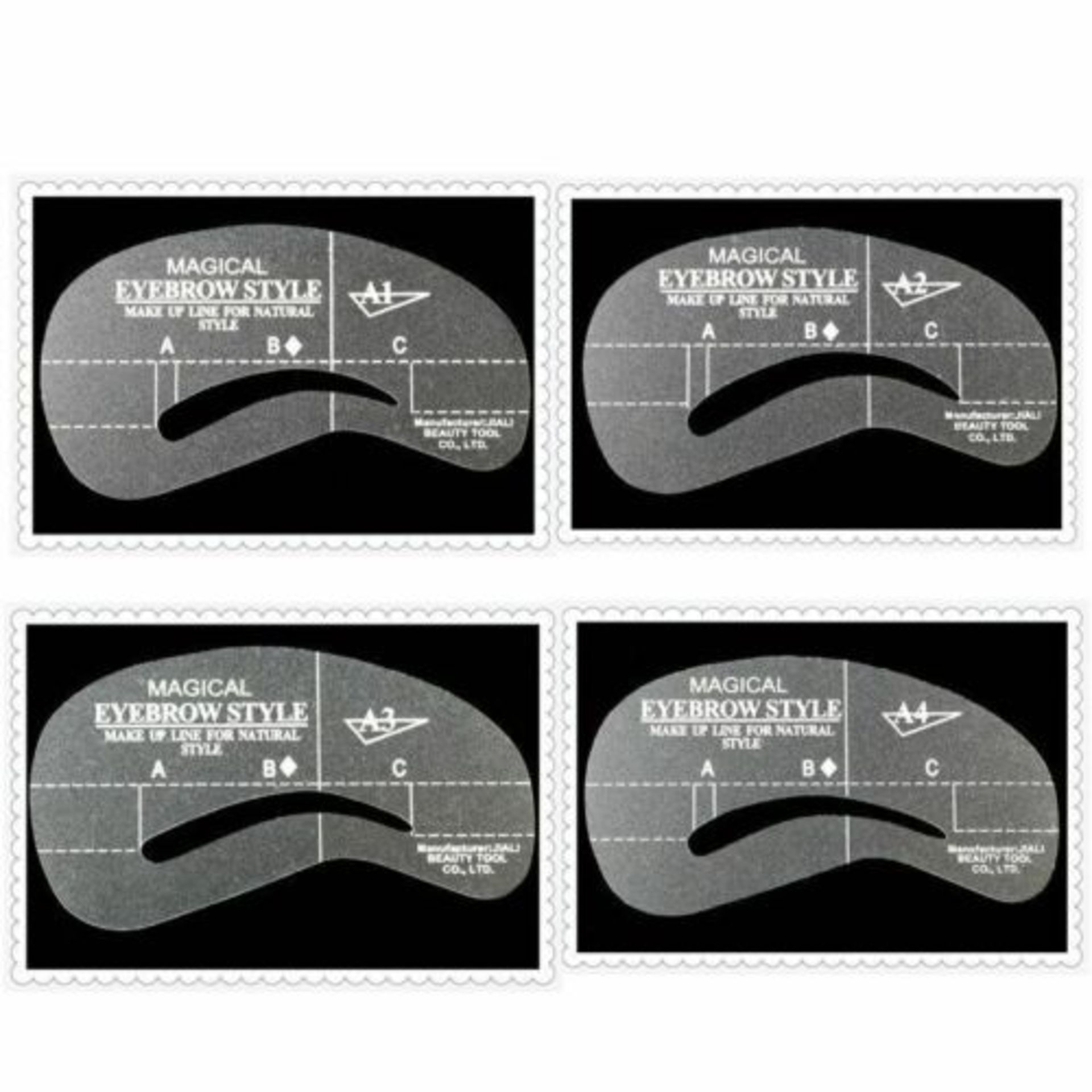 100 x TruBeauty Eyebrow Stencil Kit | Total RRP £199 - Image 2 of 2