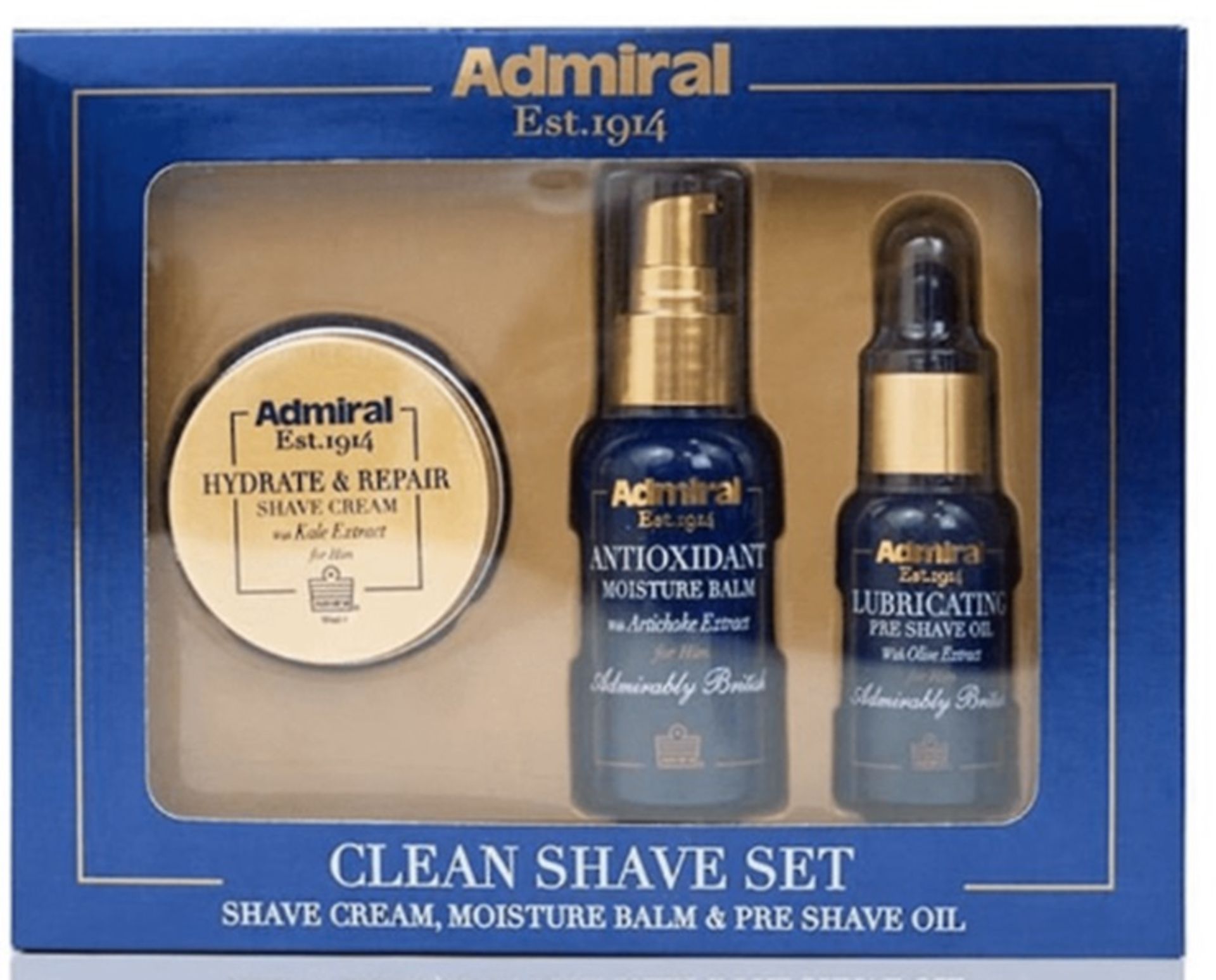 100 x Admiral Clean Shave Set | Total RRP £2,500