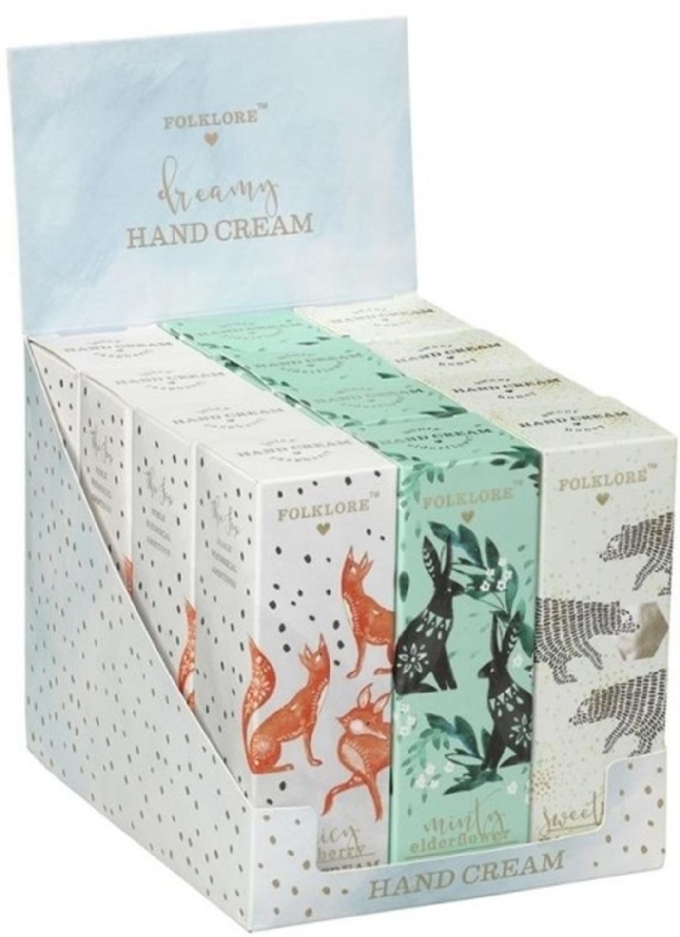 500 x Various Folklore Handcream | 50ml | Total RRP £4,495