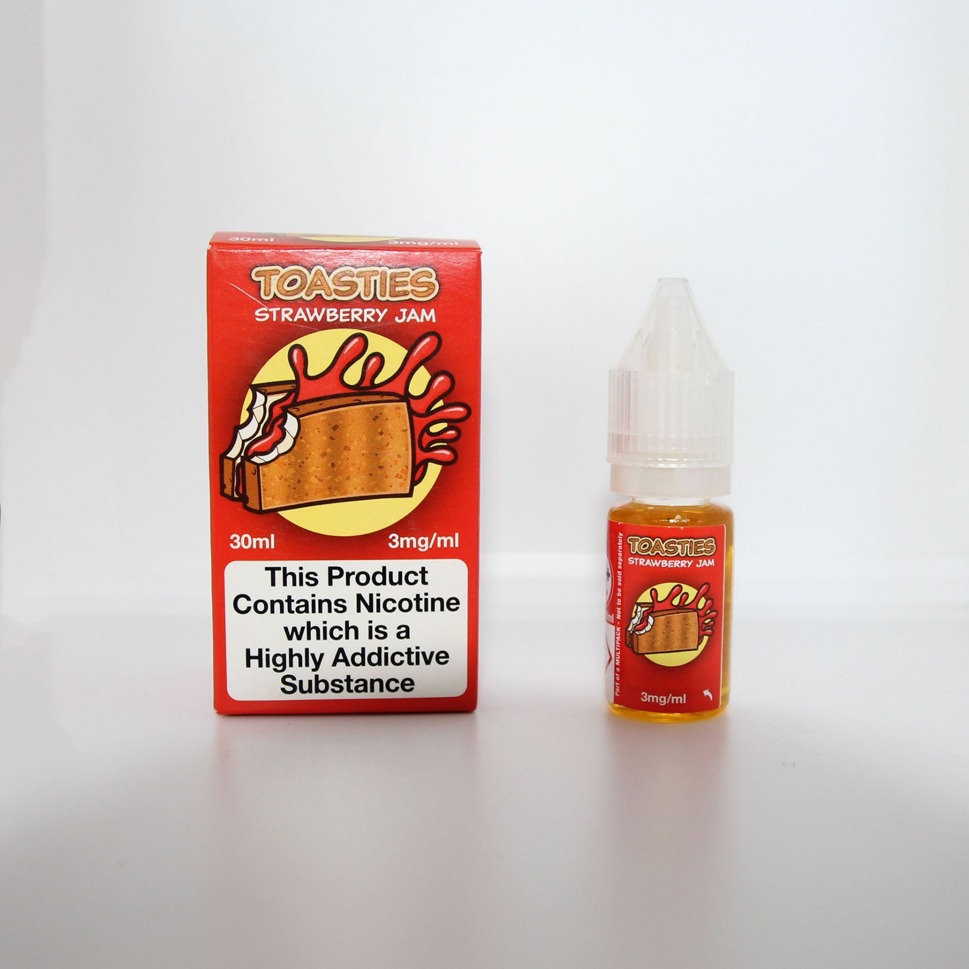 15,000 Bottles of Toasties Strawberry Jam Premium E-Liquids | Past Expiry Date