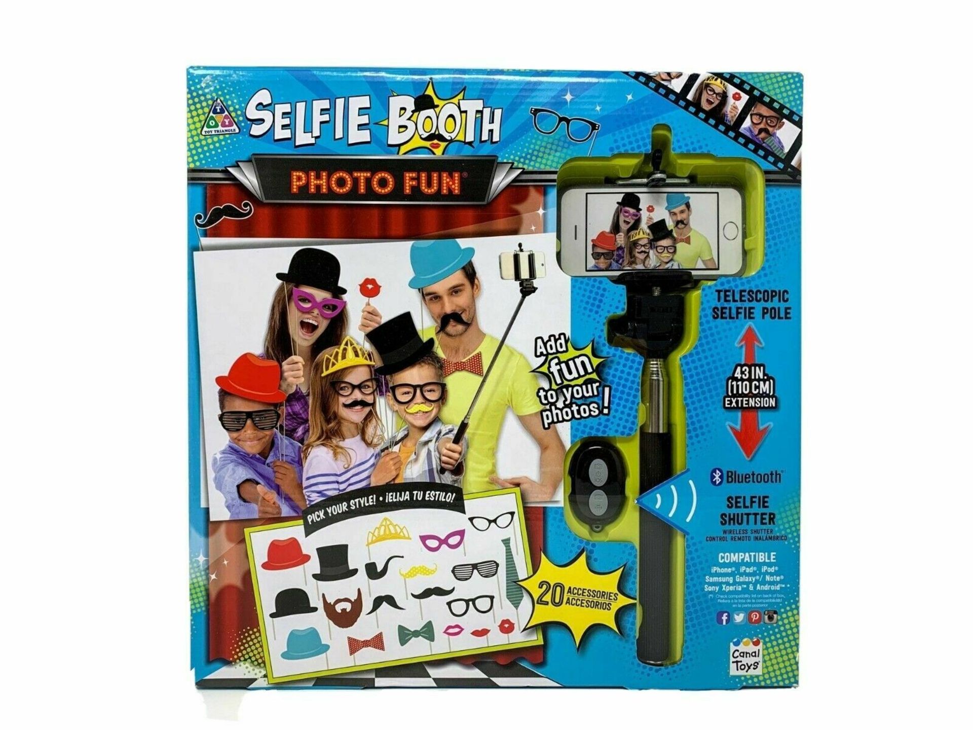 162 x Selfie Stick Photo Booth Fun Kits | Total RRP £1,620