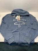 2 x Quiksilver Midnight Blue Hooded Sweatshirt | Size: XL | RRP: £75