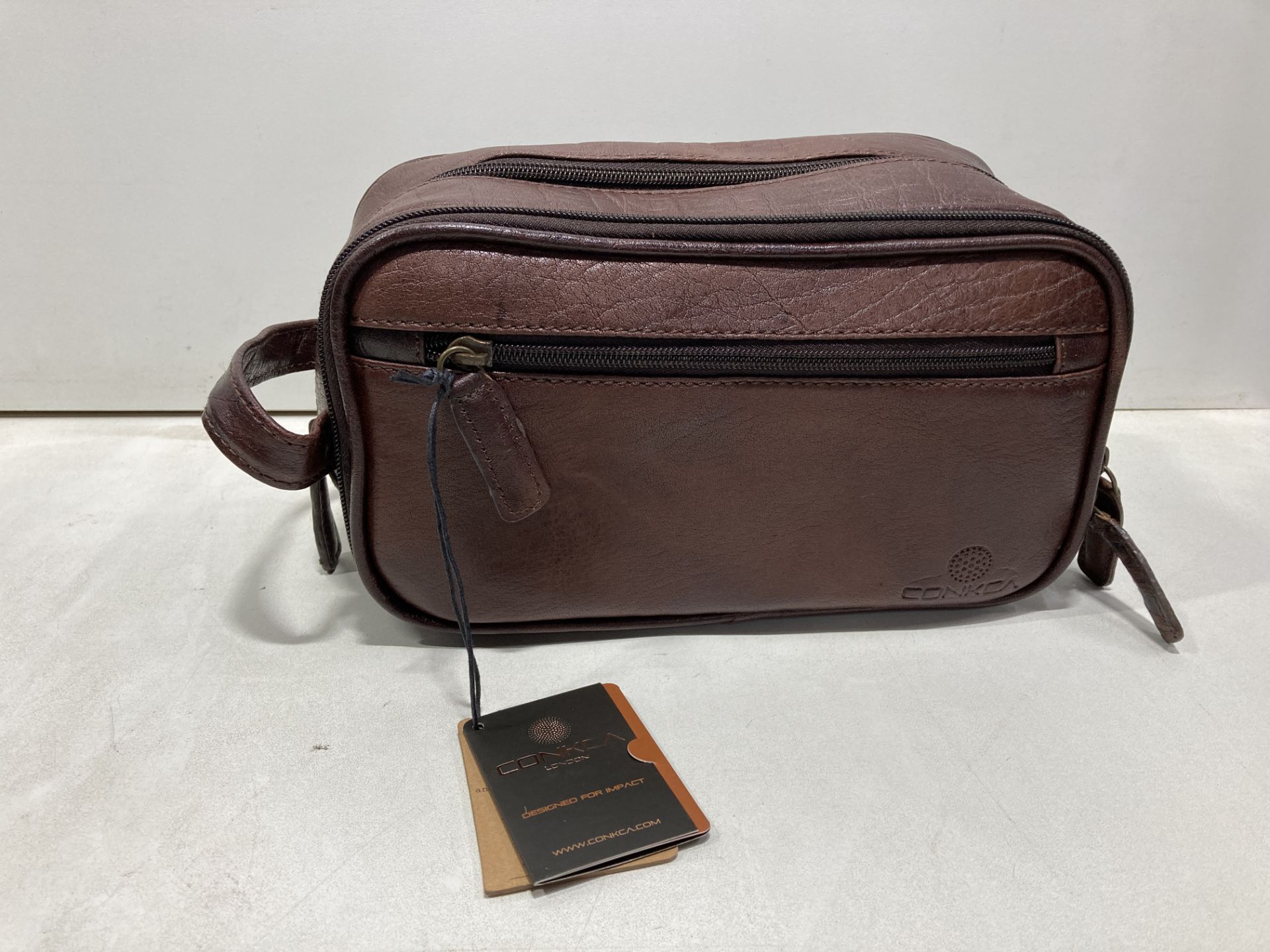 Conka London Thirlmere Classic Washbag | Conker Brown | RRP £48.00