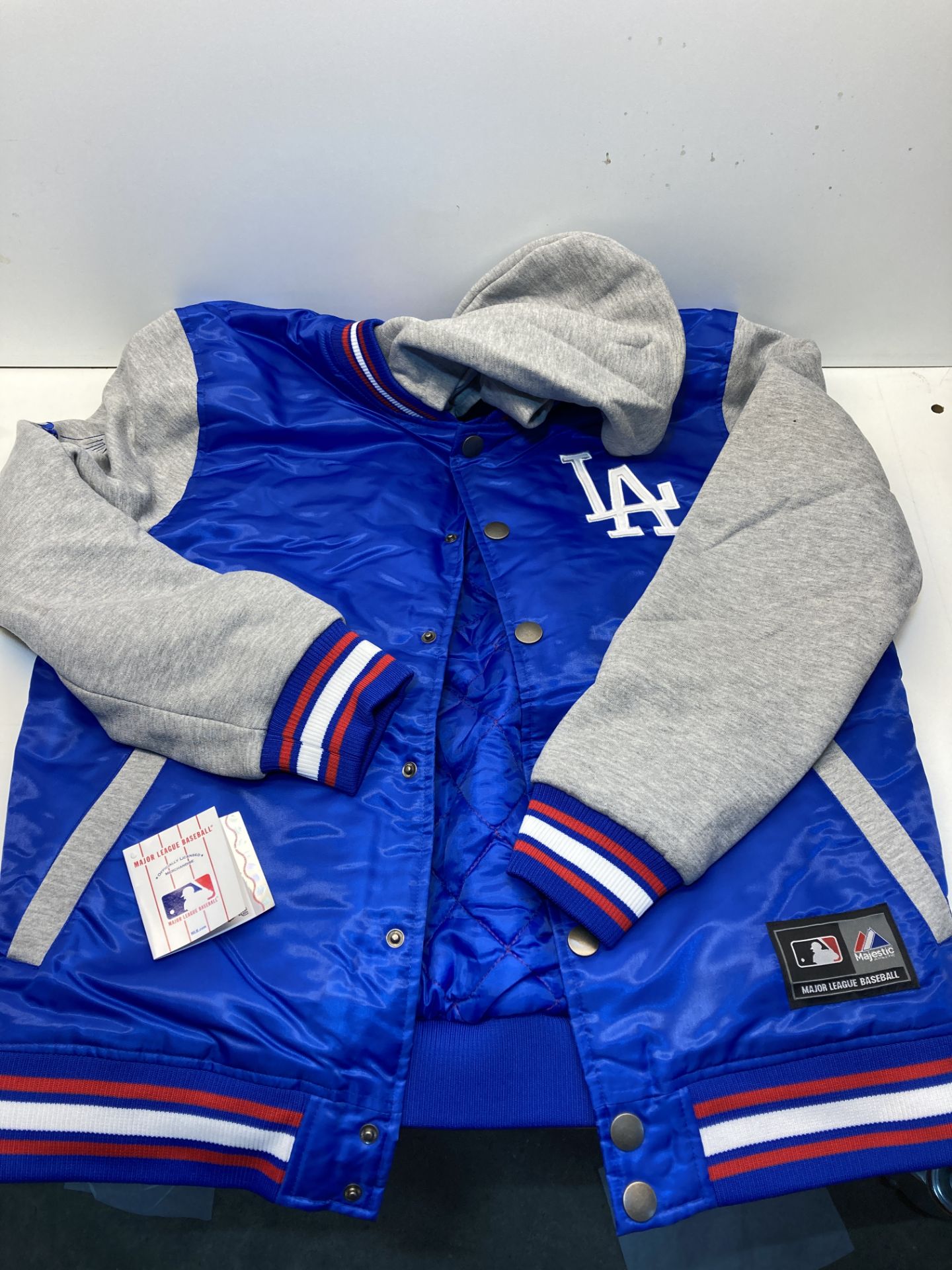 Majestic LA Dodgers Letterman Jacket | Blue | Size: L