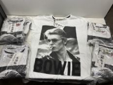 10 x Amplified Icons David Bowie T-Shirts | As Per Description