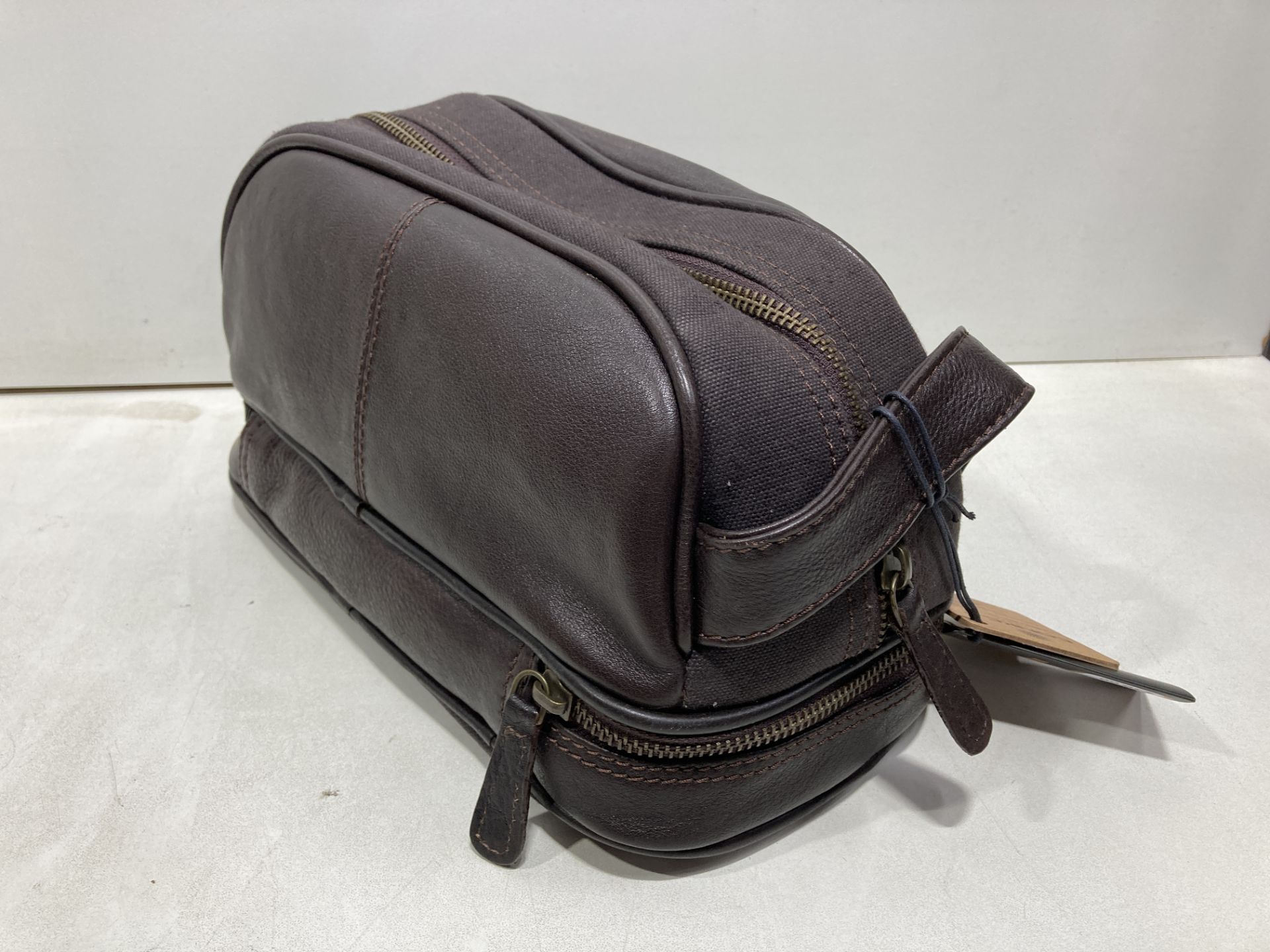 Conka London Rydal Hide Washbag | Malt Brown | RRP £50.00 - Image 3 of 5