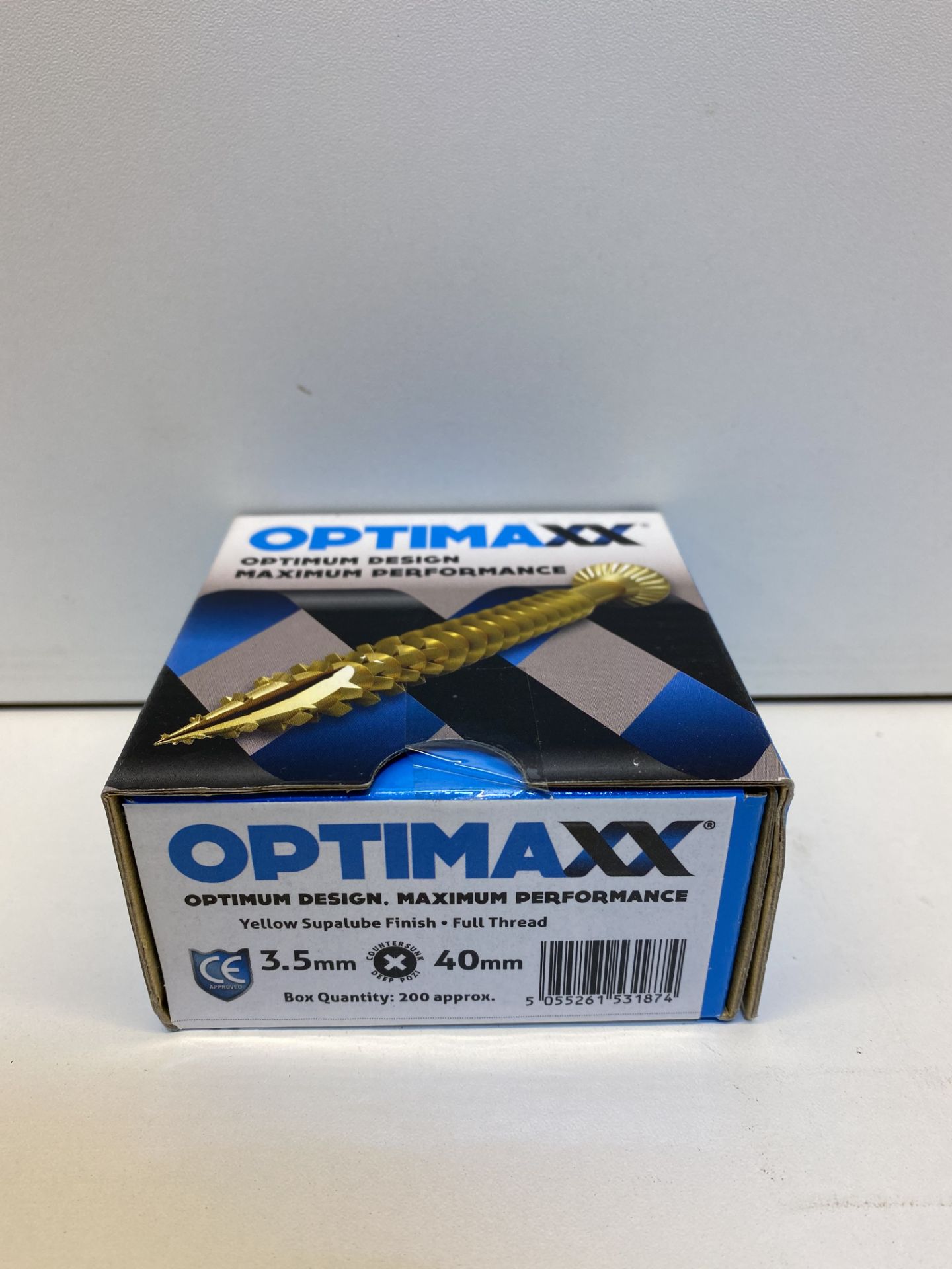 Optimaxx Wood Screw Selection in Case + Tape Measure - Image 9 of 12