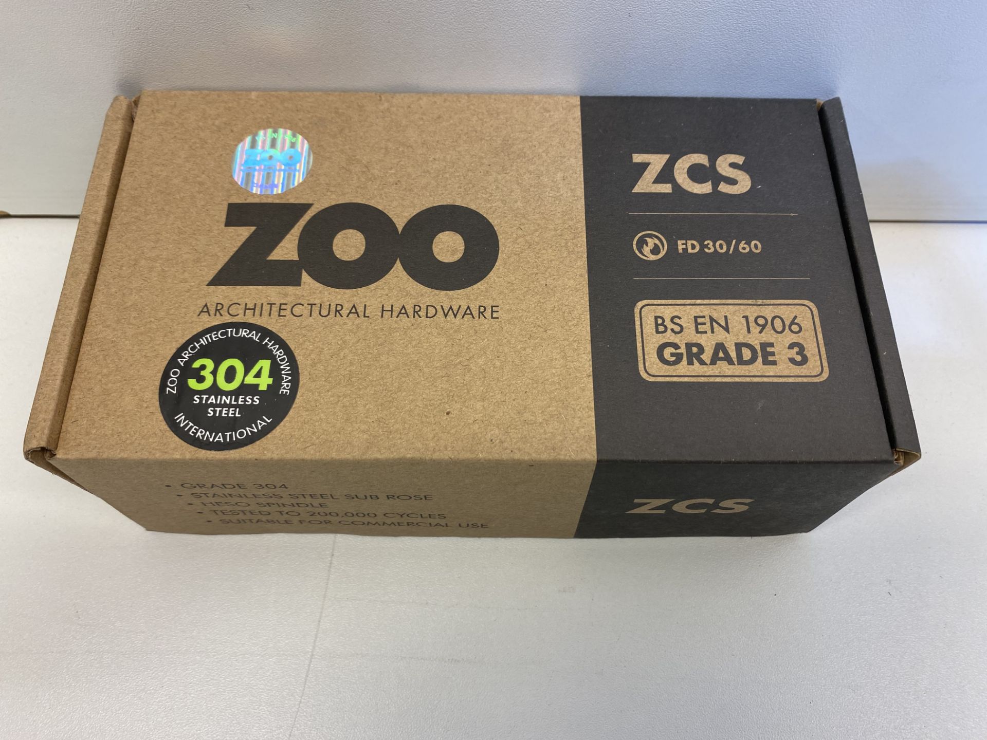 5 x Zoo Hardware Sets of Door Handles | ZCS030SS - Image 2 of 4