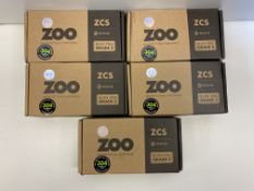 5 x Zoo Hardware Sets of Door Handles | ZCS030SS