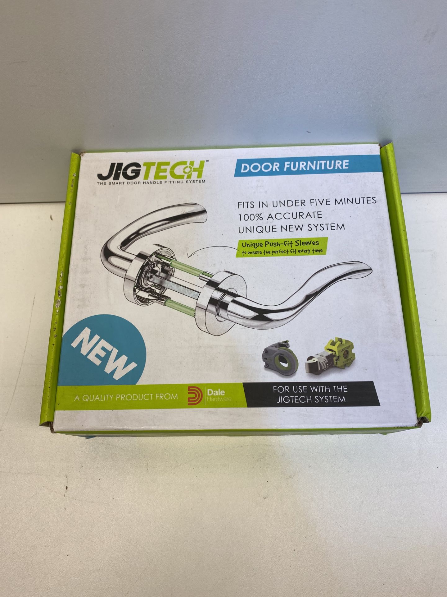 2 x Jigtech Harrier Lever On Rose Door Handles Pack - Image 2 of 4