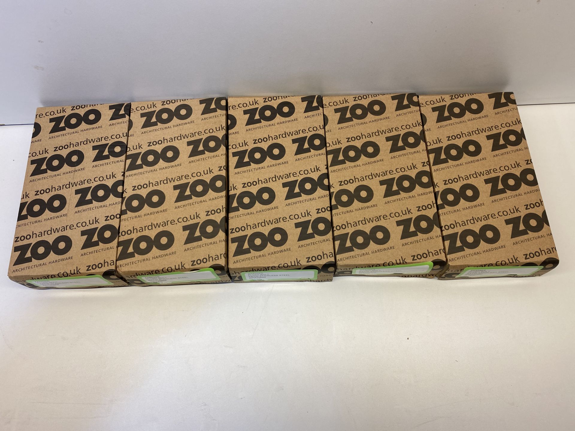 5 x Boxes Of Zoo Hardware Flush Bolts | ZAS03SS | Total RRP £499