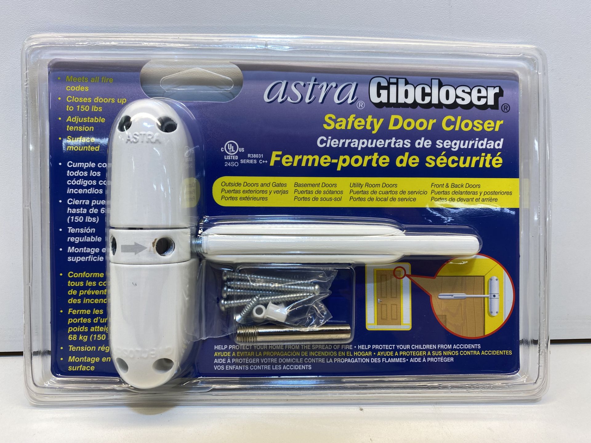 6 x Gibcloser Surface Mounted Spring Door Closer - Image 2 of 3