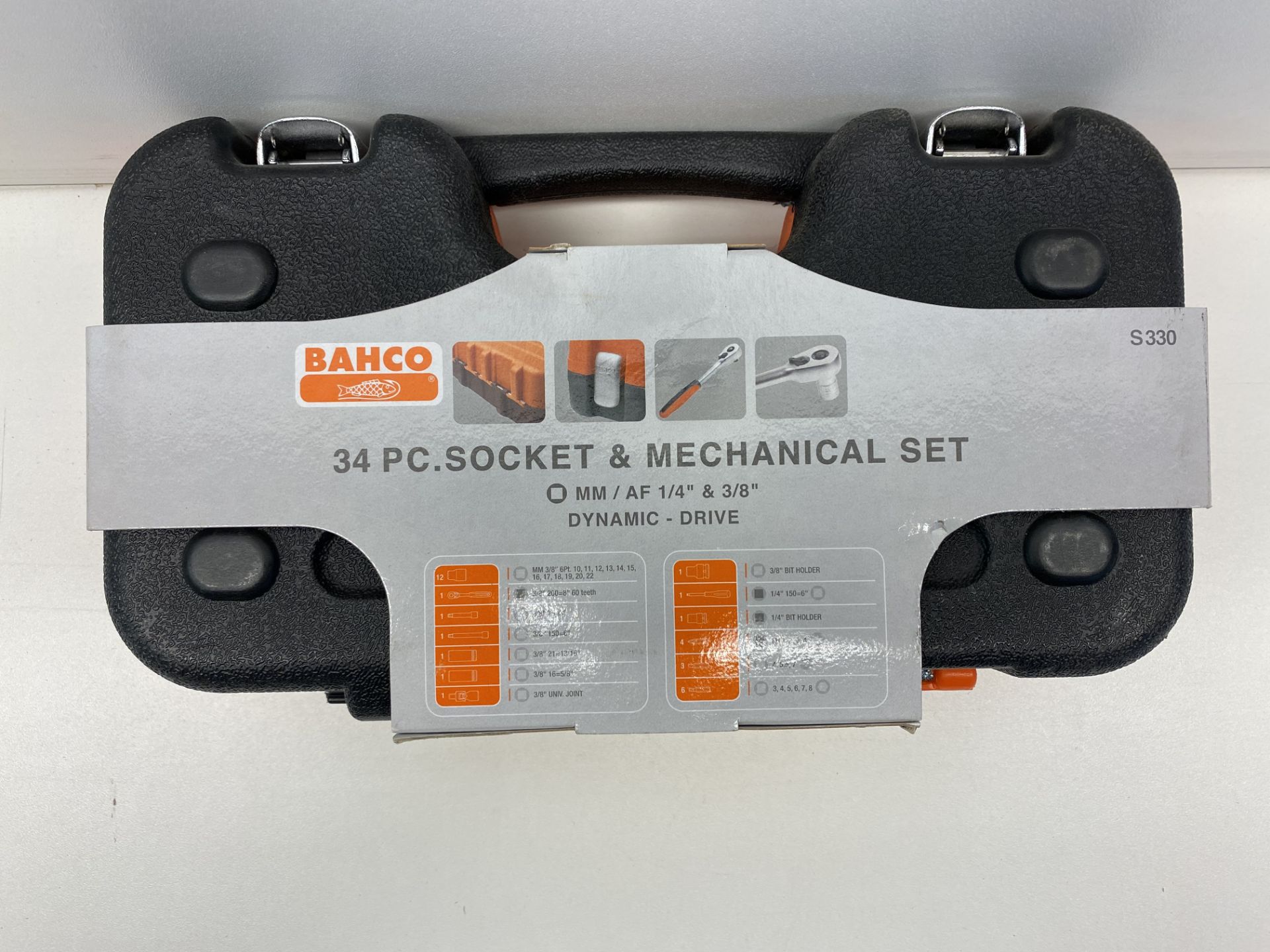 Bahco S330 34 Piece Socket & Mechanical Set | RRP £32.99 - Image 2 of 3