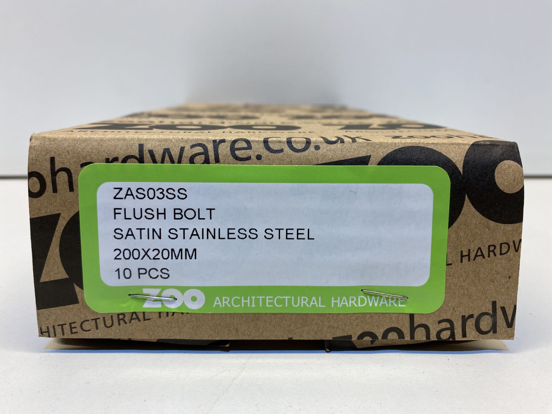 5 x Boxes Of Zoo Hardware Flush Bolts | ZAS03SS | Total RRP £499 - Image 3 of 4