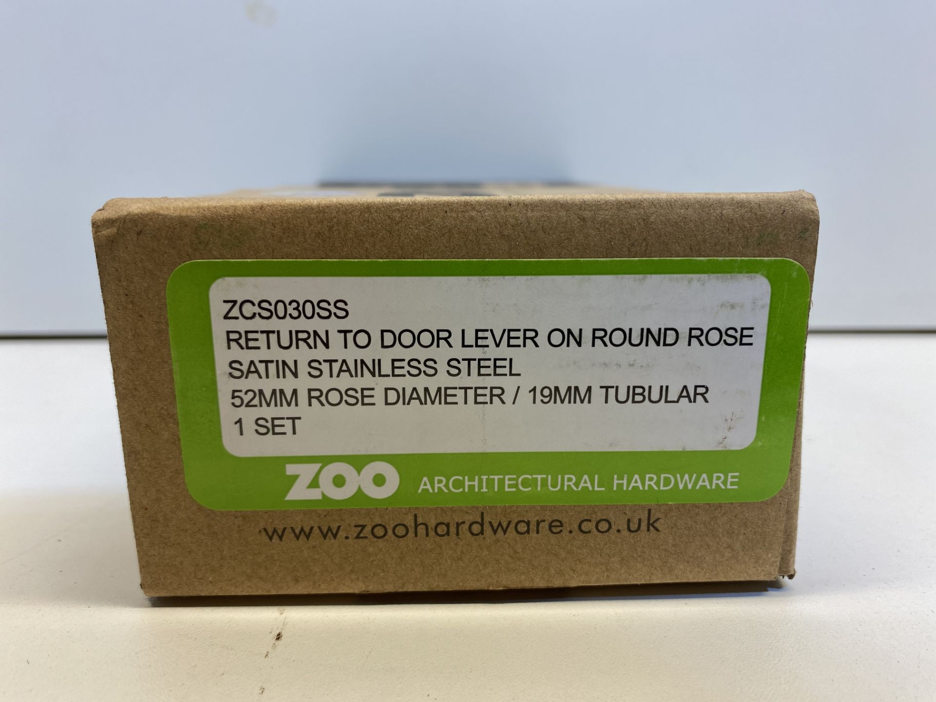 5 x Zoo Hardware Sets of Door Handles | ZCS030SS - Image 3 of 4