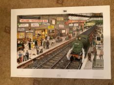 Lewis C Bennett Signed Artist Print | Away Day