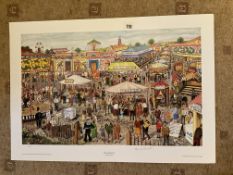 Lewis C Bennett Signed Artist Print | “The Fairground”