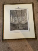 French Lemercier Print | “The House of Lords”