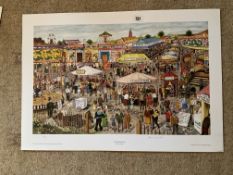 Lewis C Bennett Signed Artist Print | “The Fairground”