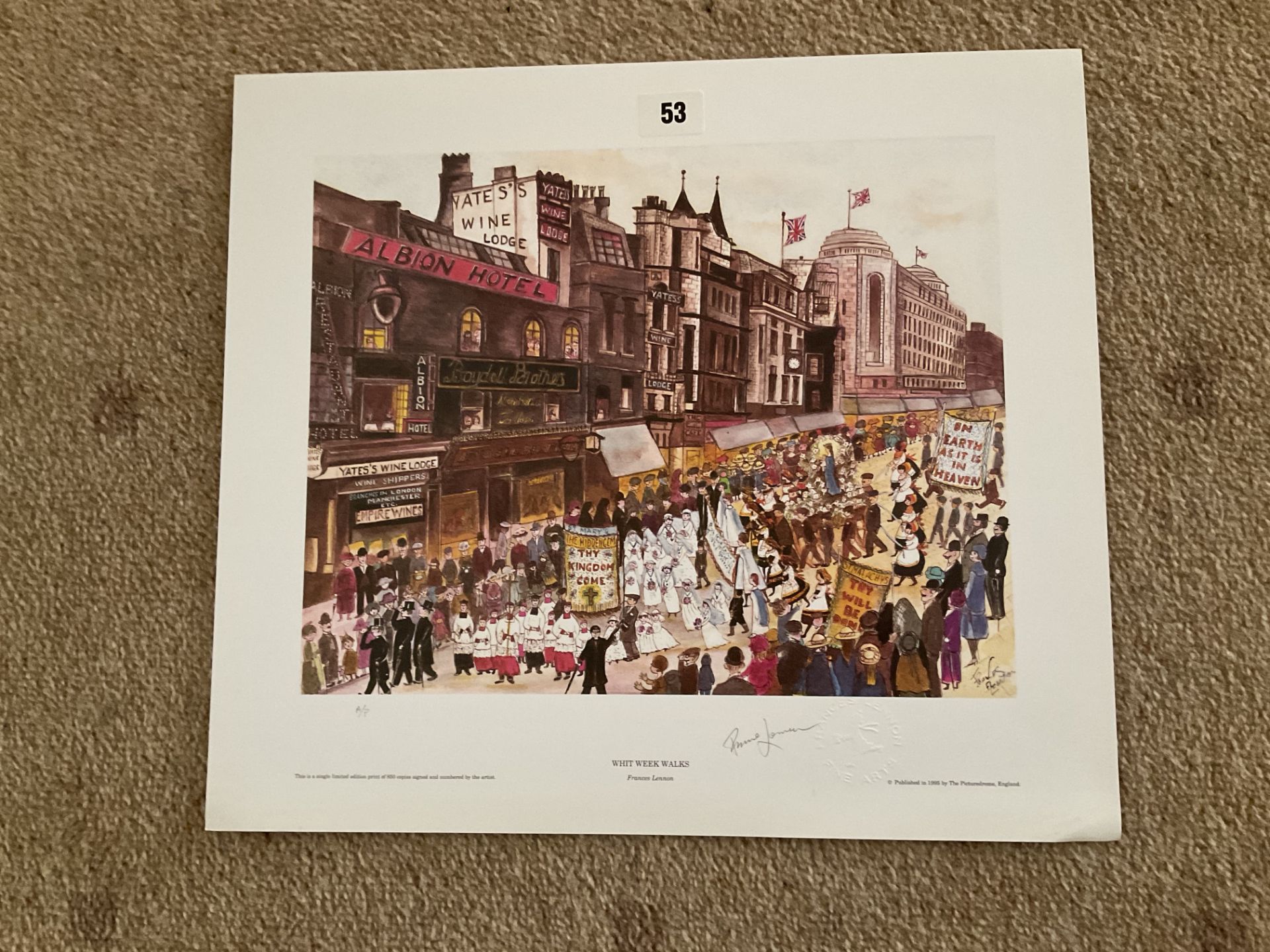 Francis Lennon Signed Artists Print | Whit Week Walks