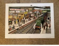 Lewis C Bennett Signed Artist Print | Away Day